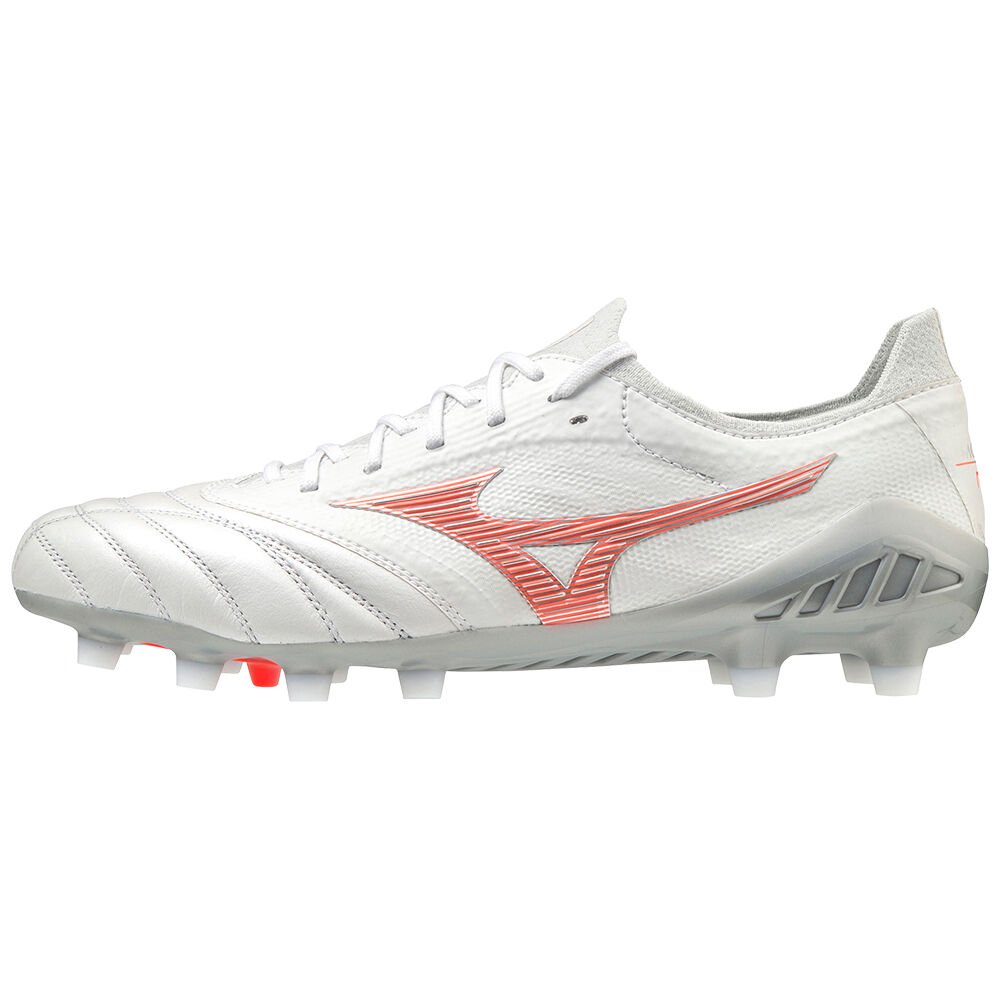 Mizuno Morelia Neo 3 beta Japan - Bayan Krampon - Beyaz/Mercan Türkiye (QVBWEG-659)